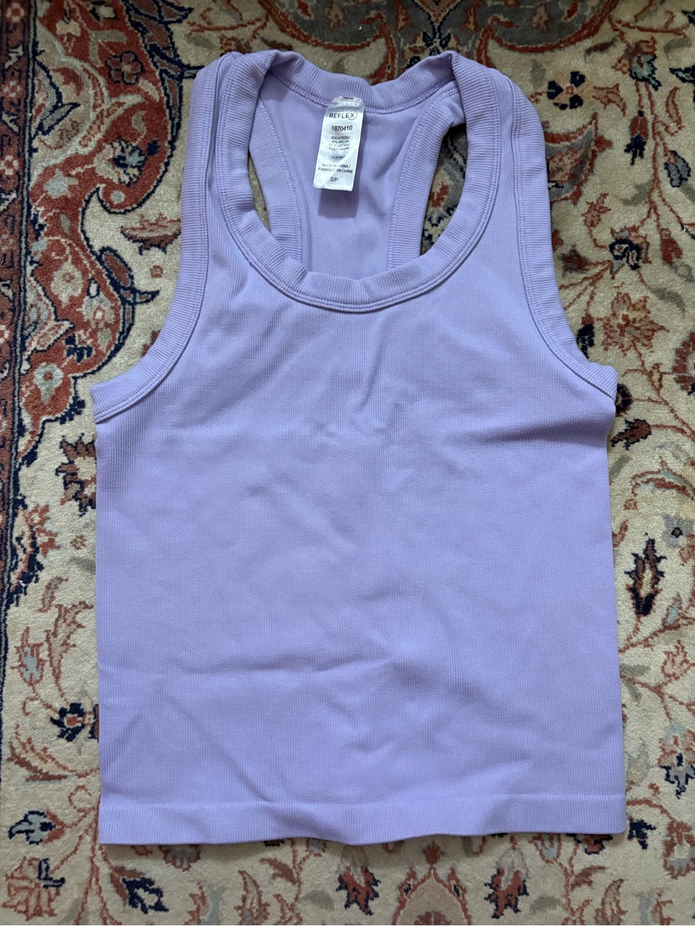 Purple Reflex Racerback Tank Top